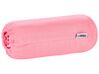 Lençol-capa em algodão rosa coral 180 x 200 cm JANBU_845419