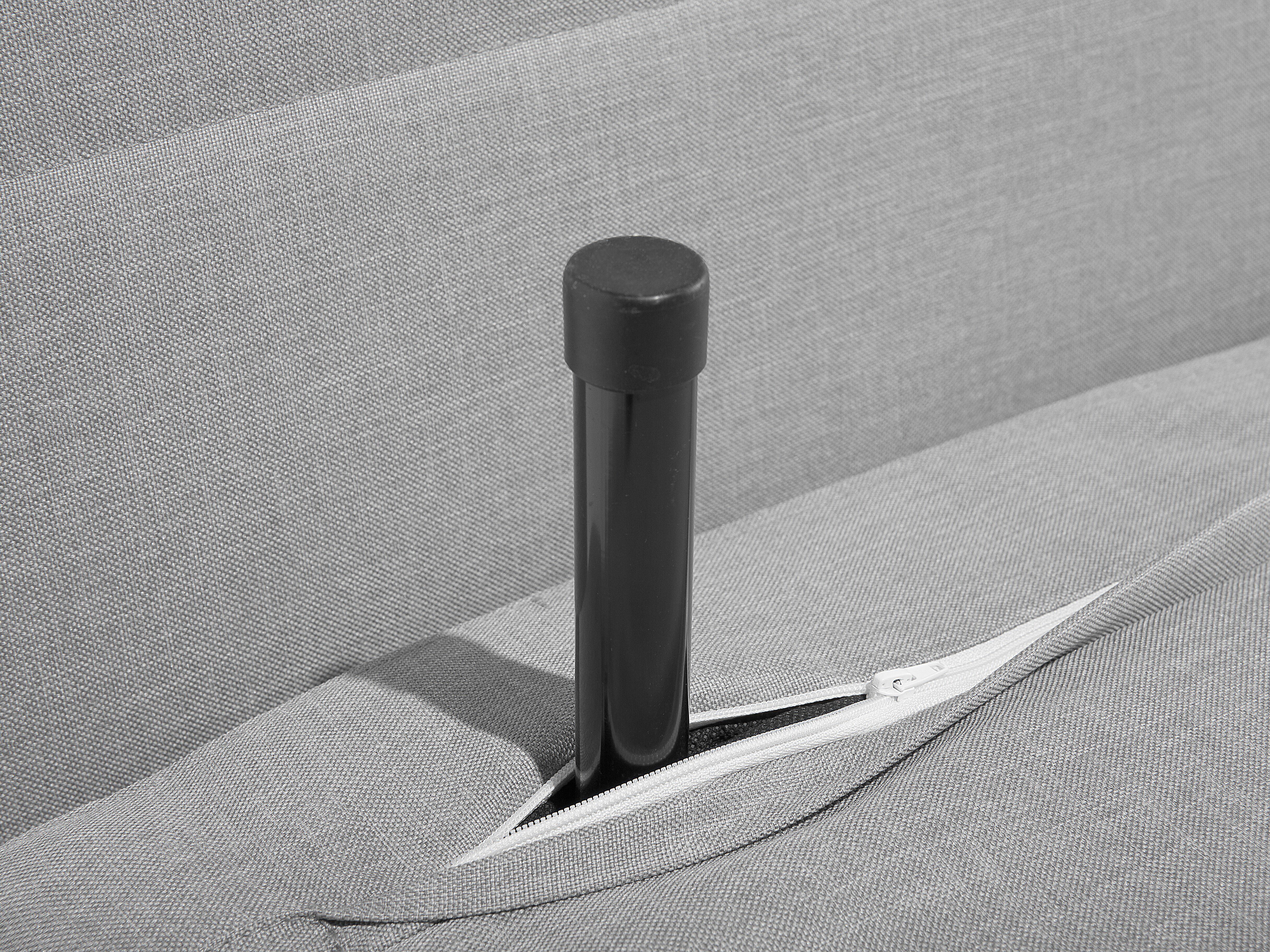 Sofa rozkładana jasnoszara SETTEN