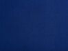 Ławka tapicerowana 2-osobowa welurowa niebieska OSBY_793334
