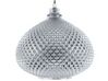 Glass Pendant Lamp Silver MADON_691480