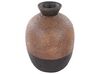 Vaso terracotta marrone e nero 30 cm AULIDA_850389