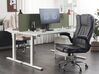 Cadeira de escritório em pele sintética cinzenta grafite SUBLIME_851796