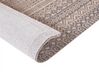 Teppich Jute beige / grau 200 x 300 cm geometrisches Muster Kurzflor BAGLAR_853421