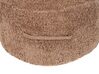 Puf de algodón marrón 50 x 35 cm KANDHKOT_908403