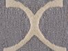 Teppich grau 160 x 230 cm marokkanisches Muster Kurzflor SILVAN_674685