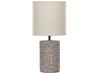 Ceramic Table Lamp Brown IDER_822353
