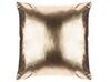 Set of 2 Sequin Cushions 45 x 45 cm Gold ASTER_770249