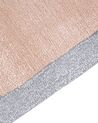 Teppich Viskose sandbeige / grau 160 x 230 cm MALAN_904119