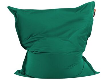 Sitzsack mit Innensack für In- und Outdoor 140 x 180 cm smaragdgrün FUZZY