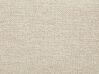 Boxspringbett Polsterbezug hellbeige mit Bettkasten hochklappbar 180 x 200 cm ARISTOCRAT_873785