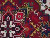 Teppich rot 80 x 300 cm orientalisches Muster Kurzflor COLACHEL_831673