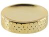 Conjunto de accesorios de baño de cerámica dorado/beige claro CUMANA_823306