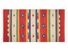 Bavlnený kelímový koberec 80 x 150 cm viacfarebný ALAPARS_869792