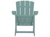 Záhradná stolička tyrkysová modrá ADIRONDACK_728534