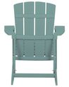 Cadeira de jardim azul turquesa ADIRONDACK_728534