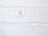 Badehandtuch Set Frottee Baumwolle weiß 2-teilig ATIU_843382