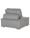 Seduta divano 1 posto in tessuto grigio TIBRO_810932
