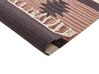 Bavlněný kelimový koberec 80 x 150 cm béžový/hnědý ARAGATS_869826