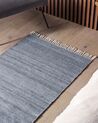Teppich grau 80 x 150 cm Kurzflor MALHIA_846746