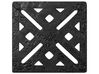 Pied de parasol carré en béton noir à motifs CHIETI _719184