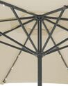 Ombrellone con illuminazione LED grigio beige ⌀ 266 cm RAPALLO_679989