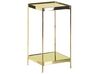 Odkladací stolík 29 x 29 cm zlatý ALSEA_771470
