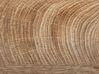 Jedálenský stôl 140 x 80 cm svetlé drevo/čierna UPTON_850680