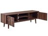 Mueble TV madera oscura 150 x 39 cm FRANKLIN_840504