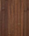 Cesto em madeira de bambu castanha escura e branca 60 cm MATARA_849006