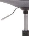 Fabric Armless Desk Chair Graphite Grey DAKOTA_868418