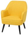 Fabric Armchair Yellow LOKEN_550163