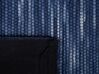 Teppich Wolle blau 160 x 230 cm Kurzflor KAPAKLI_689510