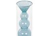 Bloemenvaas turquoise glas 26 cm KALOCHI_838041