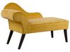 Chaise longue velluto giallo modello lato sinistro BIARRITZ_733936