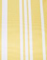 Sonnenschirm ⌀ 150 cm gelb / weiß mit Volant MONDELLO_848556