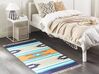 Bavlnený kelímový koberec 80 x 150 cm viacfarebný NORATUS_869393