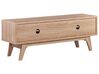 TV Stand Light Wood with White BUFFALO_824127