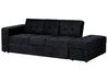 Sectional Sofa Bed with Ottoman Black FALSTER_878868