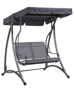 2-istuttava puutarhakeinu harmaa TESERO 2-istuttava puutarhakeinu harmaa TESERO