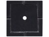 Blumentopf schwarz quadratisch 40 x 40 x 77 cm DION_701034