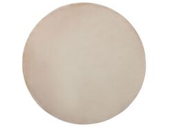 Pyöreä matto viskoosi beige ⌀ 140 cm GESI II