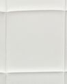 Sada 2 zamatových jedálenských stoličiek krémová biela MELROSE II_885770