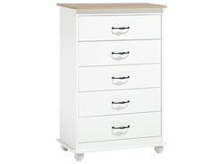 Lipasto 5 laatikkoa valkoinen SHARON Lipasto 5 laatikkoa valkoinen SHARON