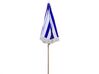Parasol de jardin ⌀ 150 cm bleu et blanc MONDELLO_848578