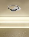 Metal LED Ceiling Lamp Black and White ZAMI_824599