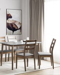 Tuoli kumipuu harmaa/tumma puu 2 kpl MODESTO Tuoli kumipuu harmaa/tumma puu 2 kpl MODESTO