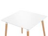 Bílý jídelní stůl BUSTO 80 x 80 cm_753845