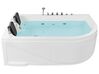 Right Hand Whirlpool Corner Bath with LED 1800 x 1200 mm White CALAMA_919452