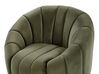 Conjunto de sofás com 6 lugares em veludo verde escuro MALUNG_884251