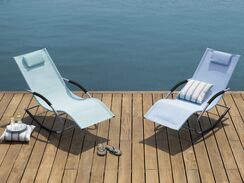 Aurinkotuoli violetinsininen CARANO